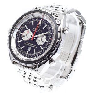 BREITLING Chronomatic A41360 Date black Dial Automatic Men's Watch_890309